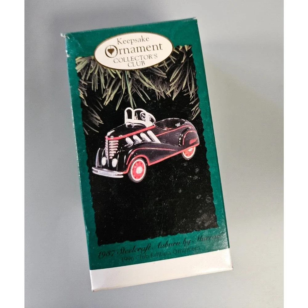 1996 Hallmark Keepsake - 1937 Steelcraft Auburn By Murray Car Christmas Ornament